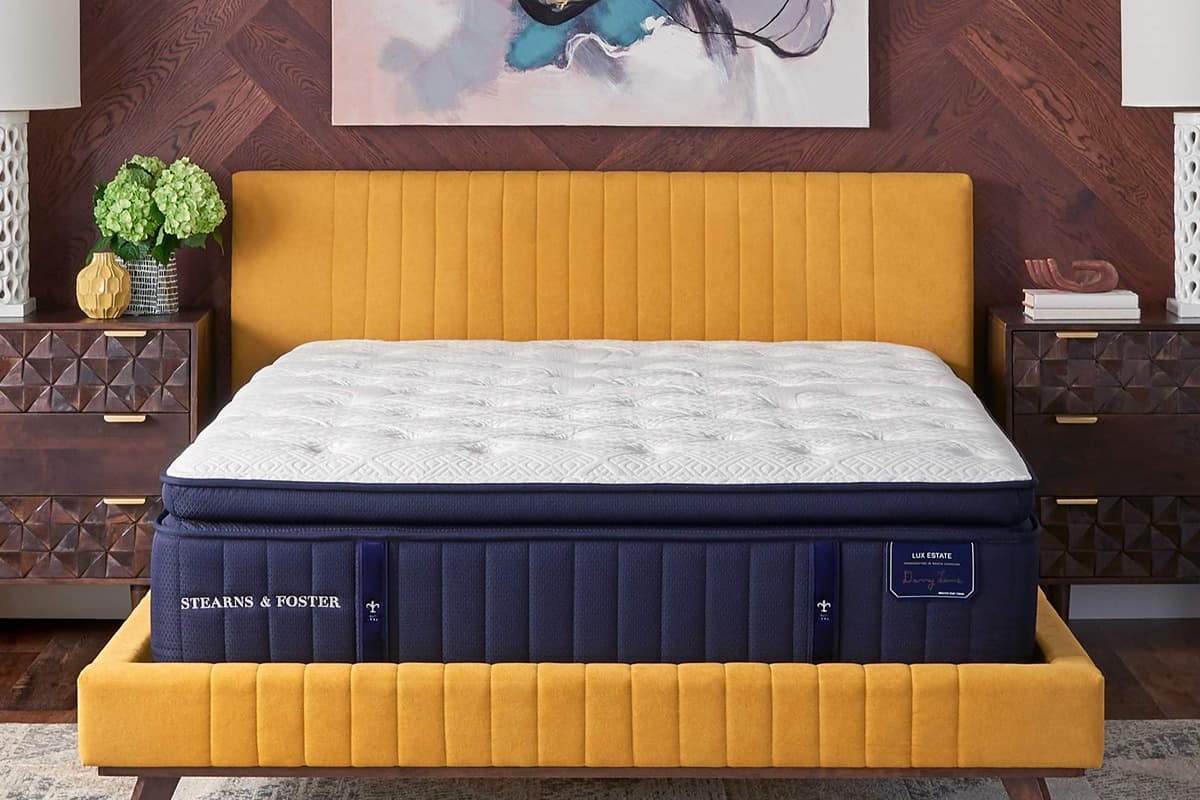 Stearns & Foster mattress in a large bedroom near Key West, Marathon, and Key Largo, Florida (FL)